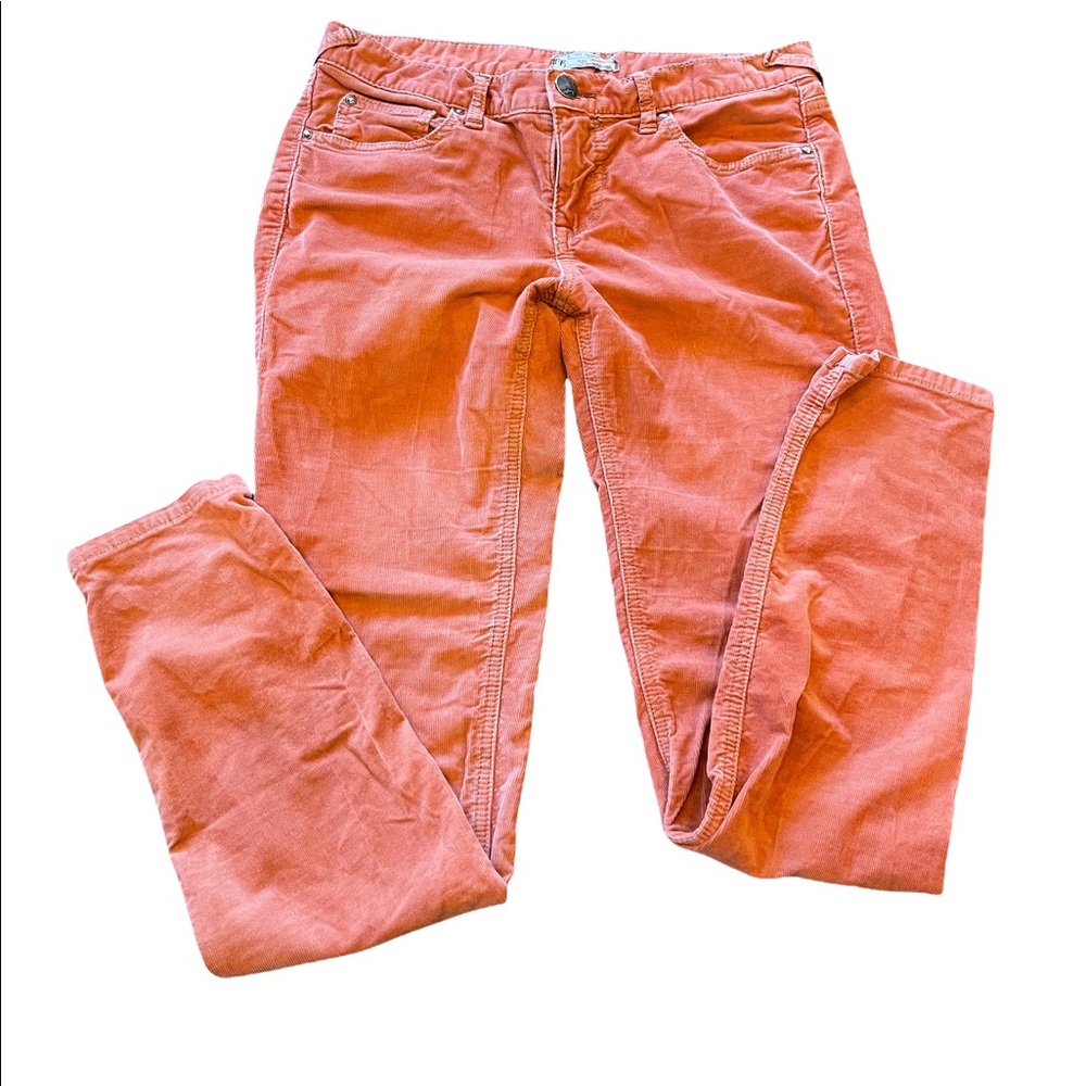 Free People Orange Corduroy Pants 29 - Picture 1 of 4